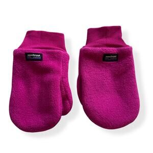 Patagonia Baby Pita pink fleece mittens